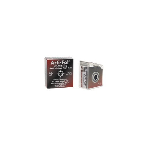 Arti-Fol métallique - Le distributeur en rouleau double face noir/rouge Bk28
